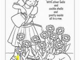 Mary Mary Quite Contrary Coloring Page 104 Best Nursery Rhymes Images On Pinterest