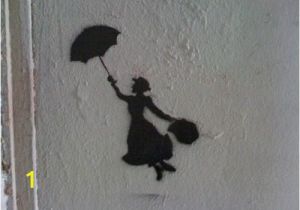 Mary Poppins Wall Mural Mary Poppins Street Art