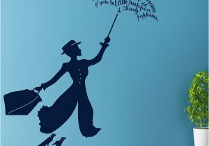 Mary Poppins Wall Mural Us $11 4 Off Mary Poppins Naklejki Åcienne Film Mary Poppins Naklejka Diy Wymienny Dekoracje Åcienne nowoczesne Vinyl Wall Art S16a W Naklejki