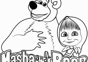 Masha and the Bear Coloring Pages Masha and the Bear Coloring Page Free Masha and the Bear