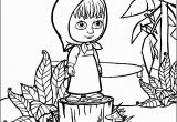 Masha and the Bear Coloring Pages Masha and the Bear Coloring Pages