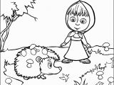 Masha and the Bear Coloring Pages to Print Masha and the Bear Coloring Pages