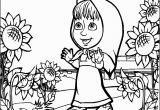 Masha and the Bear Coloring Pages to Print Masha and the Bear Coloring Pages