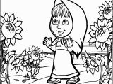 Masha and the Bear Coloring Pages to Print Masha and the Bear Coloring Pages