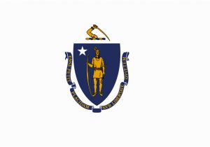 Massachusetts State Flag Coloring Page Massachusetts