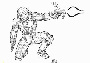 Master Chief Coloring Pages 114 Best Halo Images