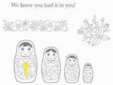 Matryoshka Doll Coloring Page 366 Best Matroyska Draw Images On Pinterest