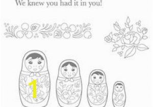 Matryoshka Doll Coloring Page 366 Best Matroyska Draw Images On Pinterest