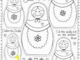 Matryoshka Doll Coloring Page 87 Best Russia for Kids Images On Pinterest