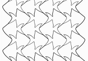 Mc Escher Tessellations Coloring Pages How to Design A Tessellating Fish Pattern Google Search