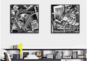 Mc Escher Wall Mural Popular Illusion Wall Buy Cheap Illusion Wall Lots From China