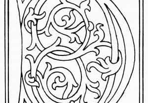 Medieval Illuminated Letters Coloring Pages Launching Me Val Illuminated Letters Coloring Pages Alphabet