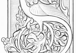 Medieval Illuminated Letters Coloring Pages Me Val Illuminated Letters Coloring Pages