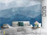 Mediterranean Murals for Walls Abstract Wallpaper soft Geometric Wall Mural Triangle Wall