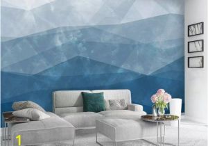 Mediterranean Murals for Walls Abstract Wallpaper soft Geometric Wall Mural Triangle Wall