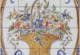 Mediterranean Tile Murals 35 Best Flowers Tile Murals Images In 2019