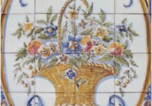 Mediterranean Tile Murals 35 Best Flowers Tile Murals Images In 2019