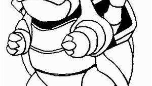 Mega Blastoise Coloring Page Ausmalbilder Pokemon Turtok