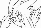 Mega Pokemon Coloring Pages Printable Mega Gengar Pokemon Coloring Page Free Pokémon Coloring Pages