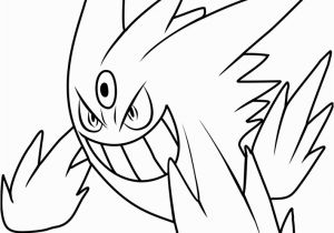 Mega Pokemon Coloring Pages Printable Mega Gengar Pokemon Coloring Page Free Pokémon Coloring Pages