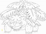 Mega Venusaur Coloring Pages Coloring Page Mega Evolved Pokemon Mega Venusaur 3 3