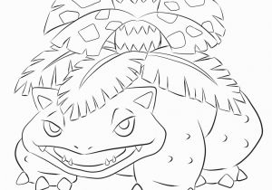 Mega Venusaur Coloring Pages Venusaur Coloring Page