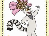 Melman Madagascar Coloring Pages Color King Julien Printable Madagascar Coloring Page