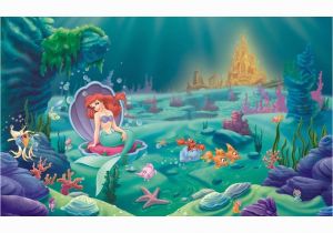 Mermaid Mural Ideas Disney S Ariel the Little Mermaid Xl Pre Pasted Surestrip Wall Mural