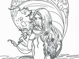 Mermaid Siren Coloring Pages for Adults Mermaid Adult Coloring Pages at Getcolorings