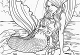 Mermaid Siren Coloring Pages for Adults Mermaid Siren Coloring Pages for Adults