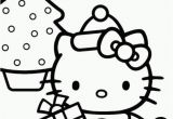 Merry Christmas Hello Kitty Coloring Pages Dibujo De Hello Kitty De Navidad Para Colorear with Images