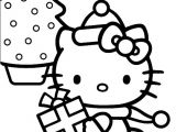 Merry Christmas Hello Kitty Coloring Pages Hello Kitty Merry Christmas Coloring Page Christmas