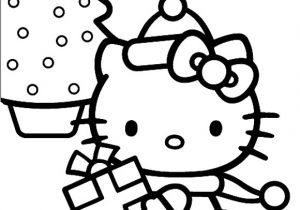 Merry Christmas Hello Kitty Coloring Pages Hello Kitty Merry Christmas Coloring Page Christmas