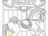 Merry Go Round Coloring Pages 119 Best Carousel Animal Coloring Pages Images In 2018