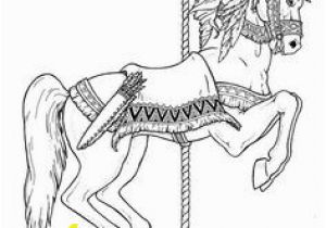 Merry Go Round Coloring Pages 119 Best Carousel Animal Coloring Pages Images In 2018