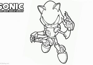 Metal sonic Coloring Pages to Print Metal sonic the Hedgehog Coloring Pages Free Printable