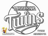 Mets Coloring Pages Twins Logo Color Book