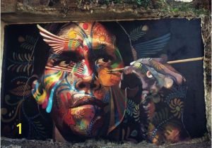 Mexican Mural Artist Street Art by Tad Takano In Puerto Vallarta Mexico