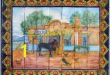 Mexican Tile Murals southwest 1380 Best Tile Murals Images In 2019