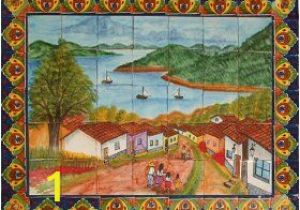 Mexican Tile Wall Murals Mexican Hand Painted Tile Mural