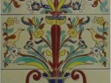 Mexican Tile Wall Murals Mexican Style Mural Aves Y Flores Fabulosos
