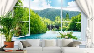 Mexican Wallpaper Murals Custom Wall Mural Wallpaper 3d Stereoscopic Window Landscape