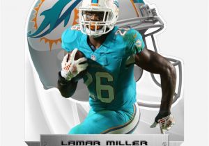 Miami Dolphins Coloring Pages todd Gurley Miami Dolphins 8" X Color Helmet Magnet