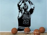 Michael Jordan Wall Mural Chicago Bulls Michael Jordan Wall Sticker Living Room Nba Basketball