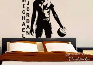 Michael Jordan Wall Mural Michael Jordan Basketball Spieler Wand Aufkleber Nba Super Star