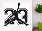 Michael Jordan Wall Mural Poomoo Michael Jordan Basketball Player Stickers Decorative Vinyl to