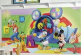Mickey and Friends Wall Mural Disney S Mickey Mouse & Friends Clubhouse Capers Removable