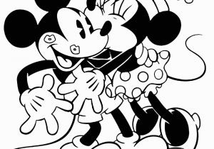 Mickey and Minnie Kissing Coloring Pages Disney Valentine S Day Coloring Pages 2