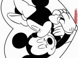 Mickey and Minnie Kissing Coloring Pages Mickey and Minnie Mouse Drawing at Getdrawings