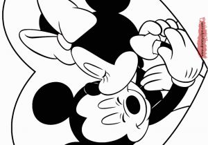 Mickey and Minnie Kissing Coloring Pages Mickey and Minnie Mouse Drawing at Getdrawings